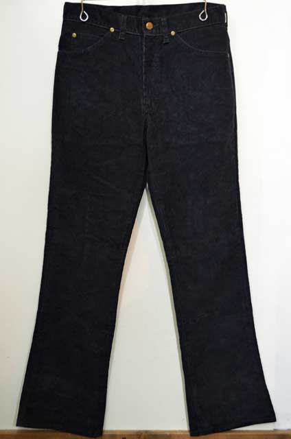 80's Lee 202-2801 コーデュロイパンツ “BLACK / BOOTCUT”