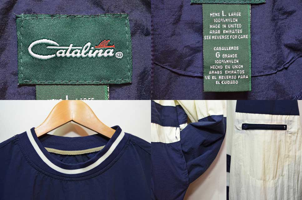 90's Catalina ナイロンプルオーバージャケット