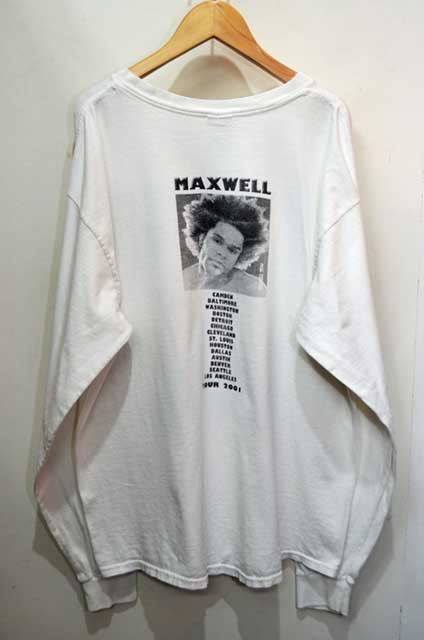 01's MAXWELL L/S ツアーTシャツ - used&vintage box Hi-smile