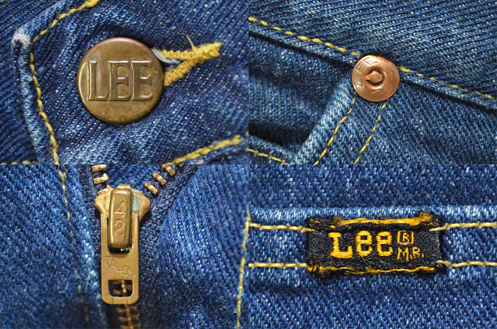 60-70's Lee Leens スリムデニムパンツ - used&vintage box Hi-smile