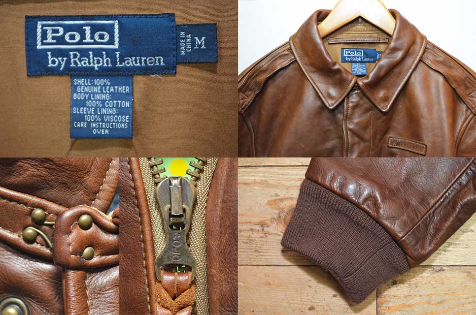 Polo Ralph Lauren A-2 レザージャケット