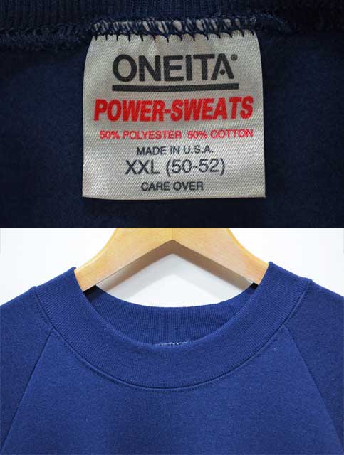 90's ONEITA 無地スウェットシャツ “MADE IN USA / DEADSTOCK”