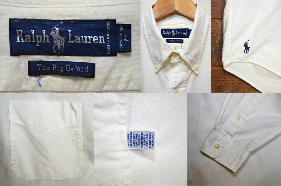 90's Polo Ralph Lauren ボタンダウンシャツ “The Big Oxford