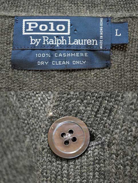 Polo Ralph Lauren カシミヤカーディガン - used&vintage box Hi-smile