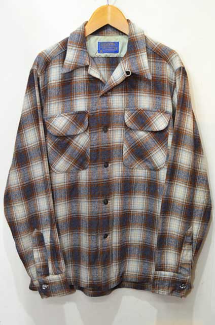 70's Pendleton ウールシャツ - used&vintage box Hi-smile