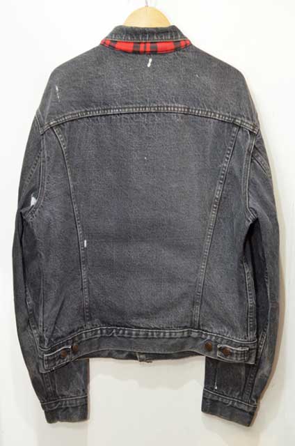 80-90's Levi's 70411-9416 ブラックデニムジャケット “AS-IS / MADE IN USA”