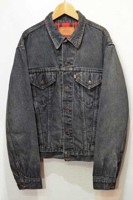80-90's Levi's 70411-9416 ブラックデニムジャケット “AS-IS / MADE IN USA”