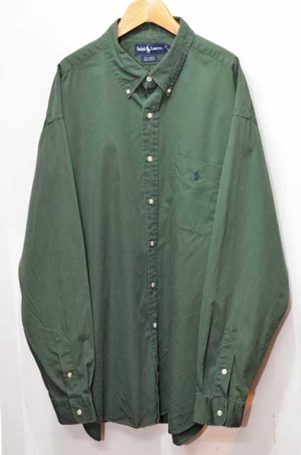 Polo Ralph Lauren ボタンダウンシャツ “BIG SHIRT” - used&vintage box Hi-smile