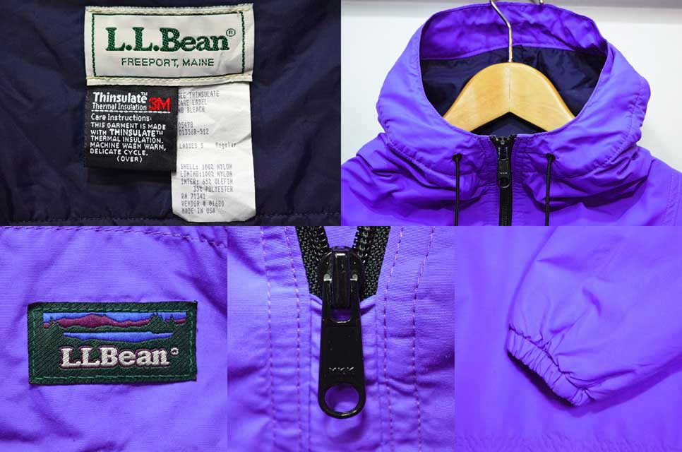 LLBean エルエルビーン　ナイロン　アノラック　シンサレート　3M USA