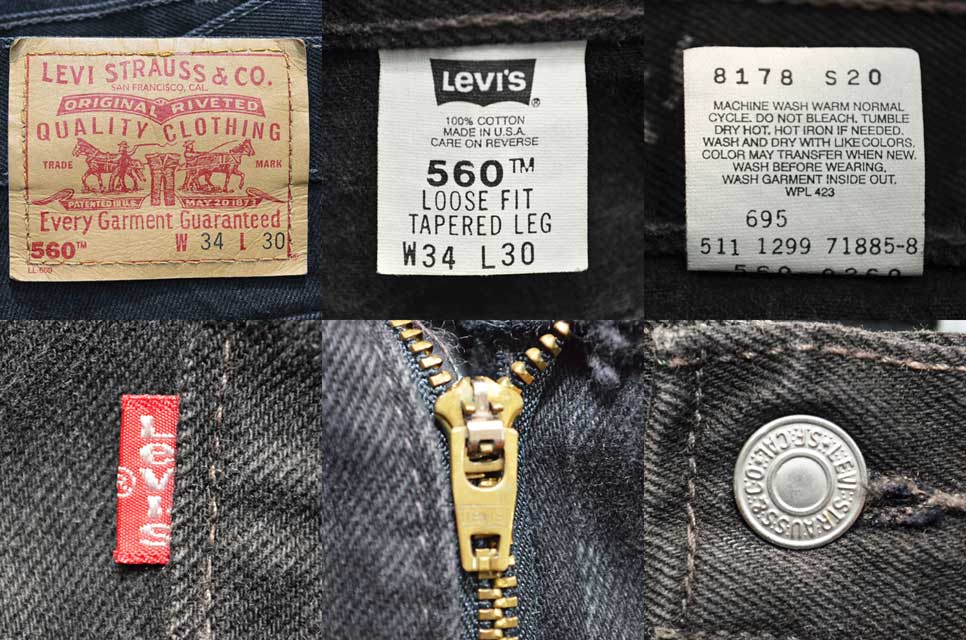 Levis 560デニム W34L30