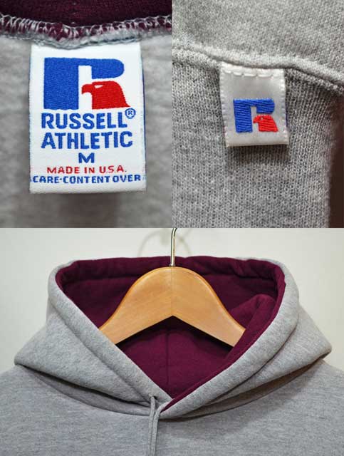 90's RUSSELL 2TONE スウェットパーカー “MADE IN USA”
