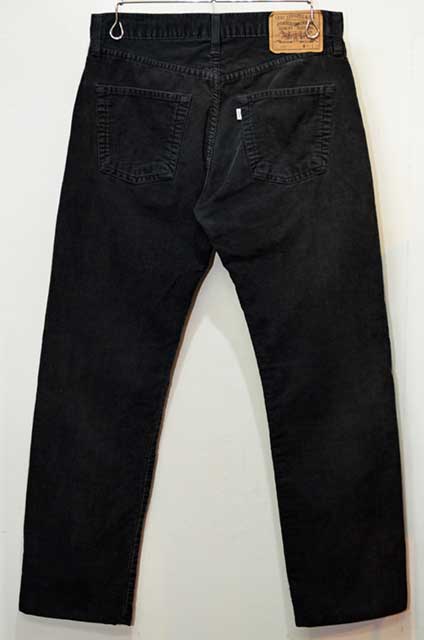 Levi's 551 コーデュロイパンツ “BLACK”