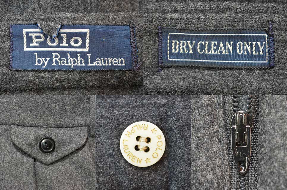 90's Polo Ralph Lauren 2タック ウールスラックス - used&vintage box ...