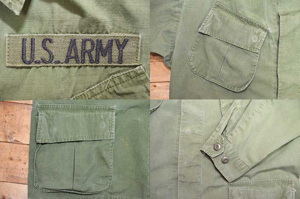 60's US.ARMY ジャングルファティーグジャケット “LARGE-REGULAR 