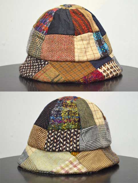 70's Hanna Hats パッチワークツイードハット “MADE IN IRELAND”