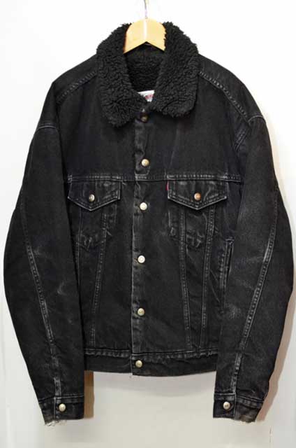 Levi's 90s USA製 70629-4159 ブラックデニムジャケット-