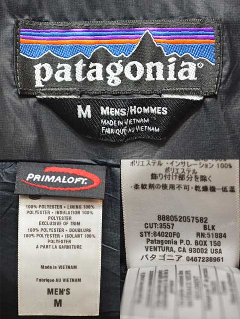 10's Patagonia ナノパフプルオーバージャケット “BLACK” - used&vintage box Hi-smile