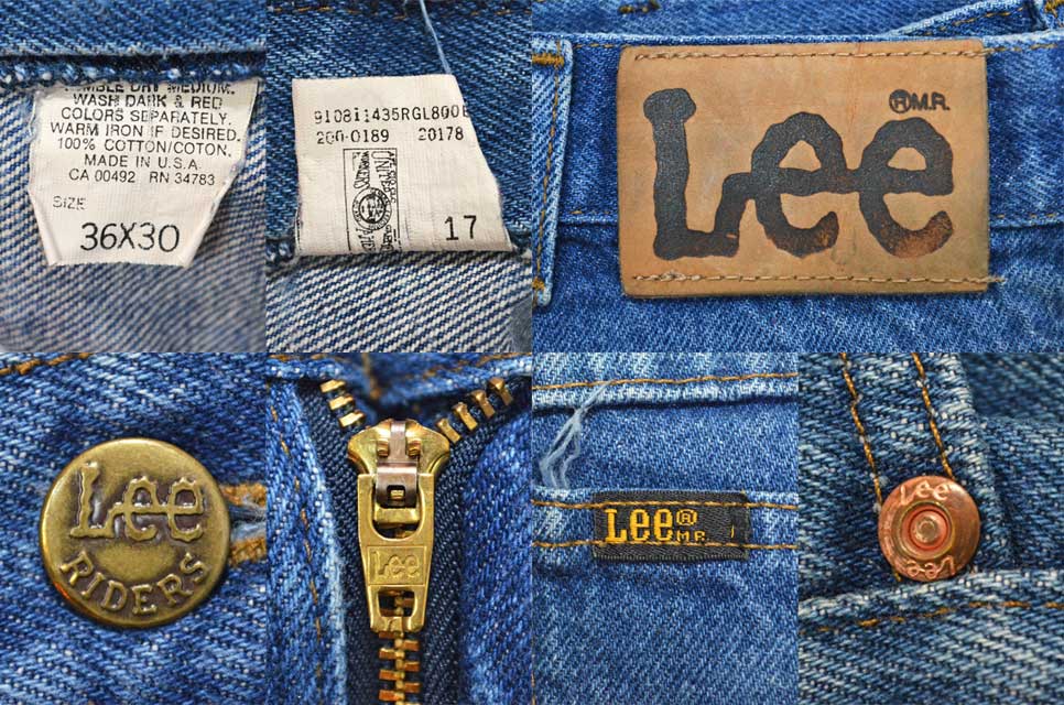 80's Lee 200-0189 デニムパンツ “MADE IN USA” - used&vintage box Hi ...
