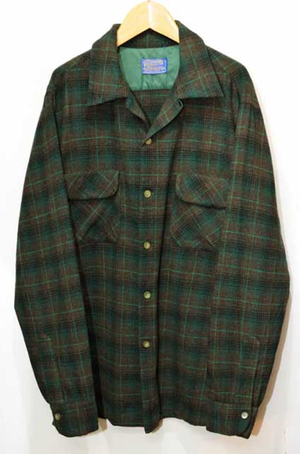 50's Pendleton ウールシャツ “オンブレチェック” - used&vintage box Hi-smile