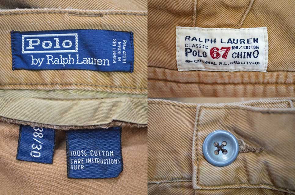90's Polo Ralph Lauren 6PK カーゴパンツ “POLO 67 CHINO 