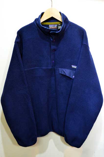 90's Patagonia シンチラスナップT “NAVY” - used&vintage box Hi-smile