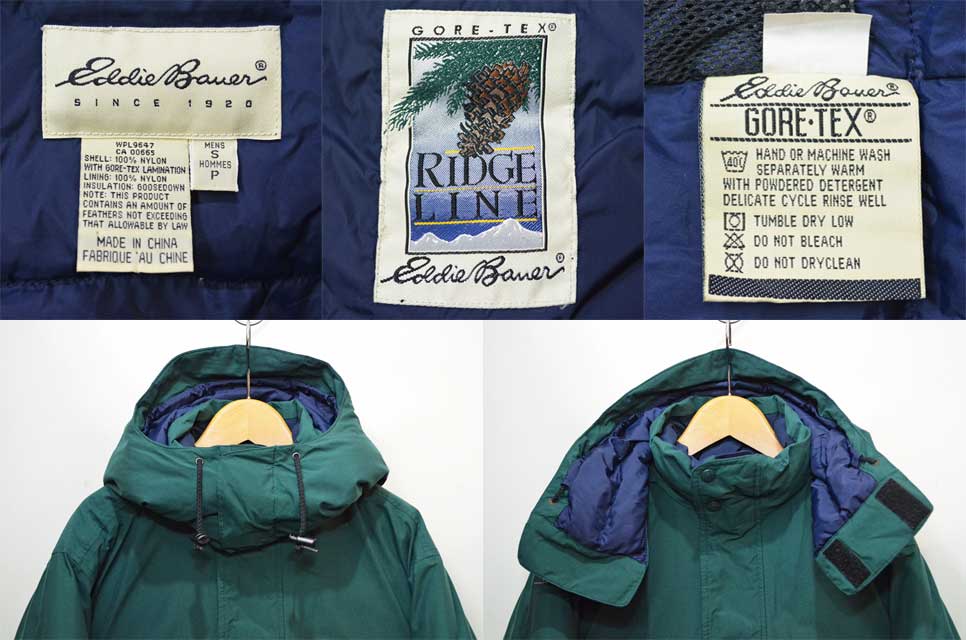 00's Eddie Bauer ダウンパーカー “RIDGE LINE / GORE-TEX”