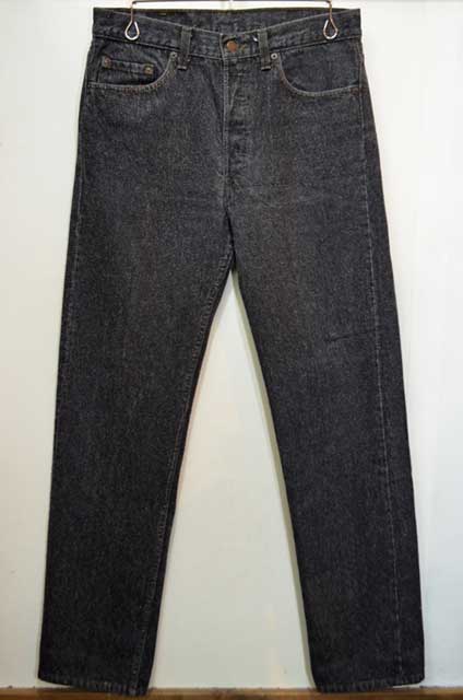 90's Levi's 501 先染め ブラックデニムパンツ “MADE IN USA” - used&vintage box Hi-smile