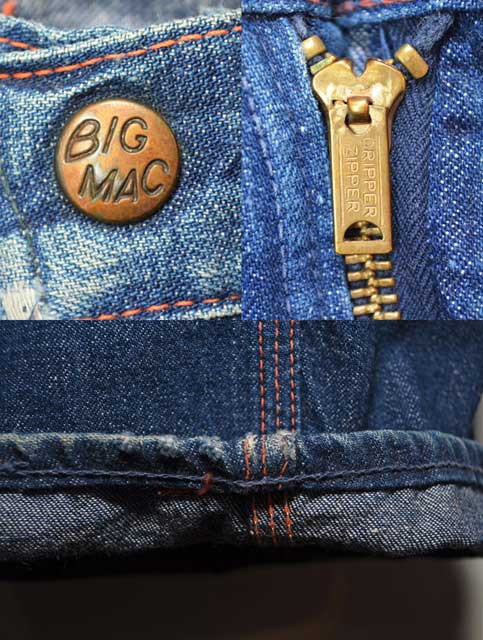 50's BIG MAC デニムペインターパンツ - used&vintage box Hi-smile