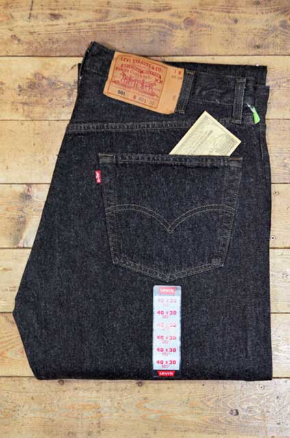 90's Levi's 501 ブラックデニムパンツ “MADE IN USA / DEADSTOCK ...