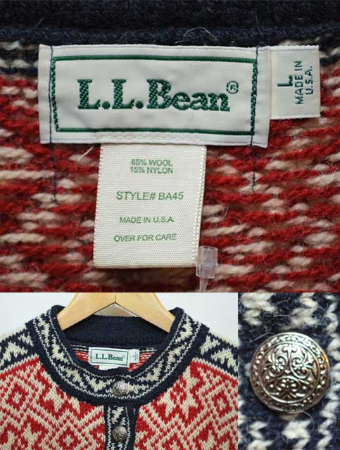 メンズL.L.BEAN ノルディック ウール ニット セーター