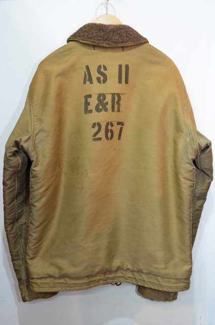 50's US.NAVY N-1 デッキジャケット “ステンシル入り”