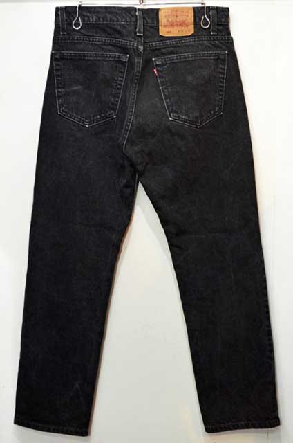 90's Levi's 505 ブラックデニムパンツ “W34×L30 / MADE IN USA” - used&vintage box