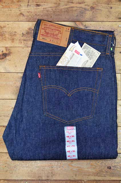 90's Levi's 501 デニムパンツ “MADE IN USA / DEADSTOCK” - used&vintage box Hi-smile