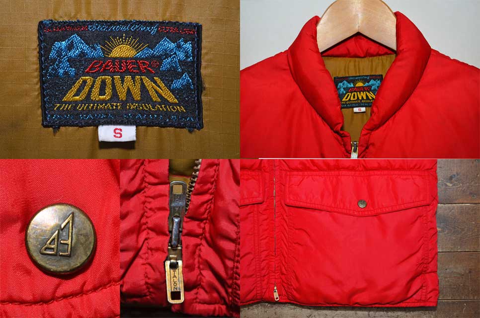 60's Eddie Bauer ダウンベスト “BAUER DOWN タグ”