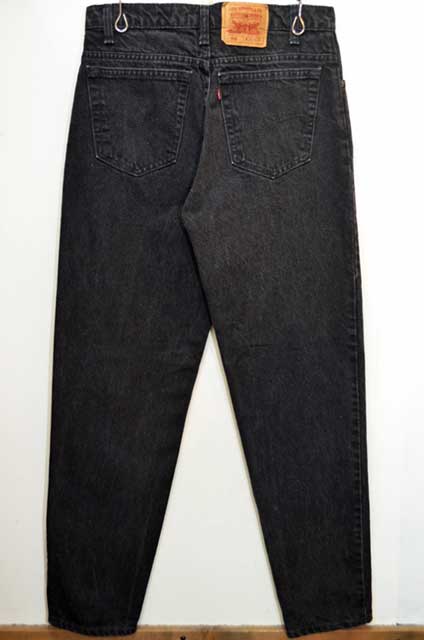 90's Levi's 550 ブラックデニムパンツ - used&vintage box Hi-smile