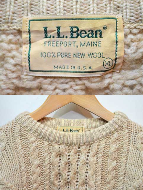 90's L.L.Bean フィッシャーマンセーター “MADE IN USA