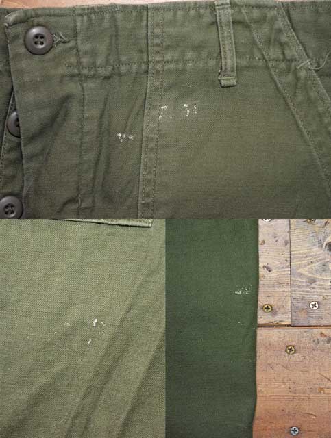 60's US.ARMY コットンサテン ベイカーパンツ“W40×L33” - used&vintage 