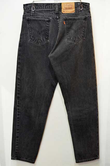 Levi's550ブラックデニム