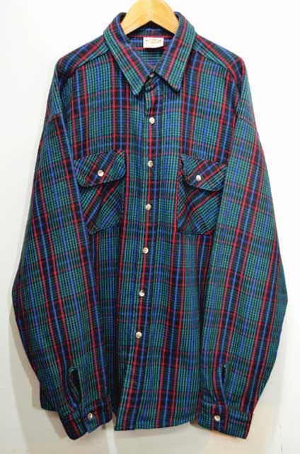 90's FIVE BROTHER ネルシャツ “BLACKベース / MADE IN USA”