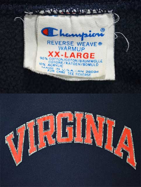 's Champion リバースウィーブ スウェット “VIRGINIA / MADE IN USA”