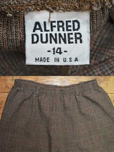 90's ALFRED DUNNER イージースラックス “MADE IN USA”