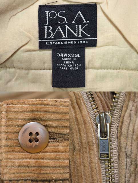 代引き人気 JOS.A.BANK コーデュロイ パンツ ズボン ecousarecycling.com