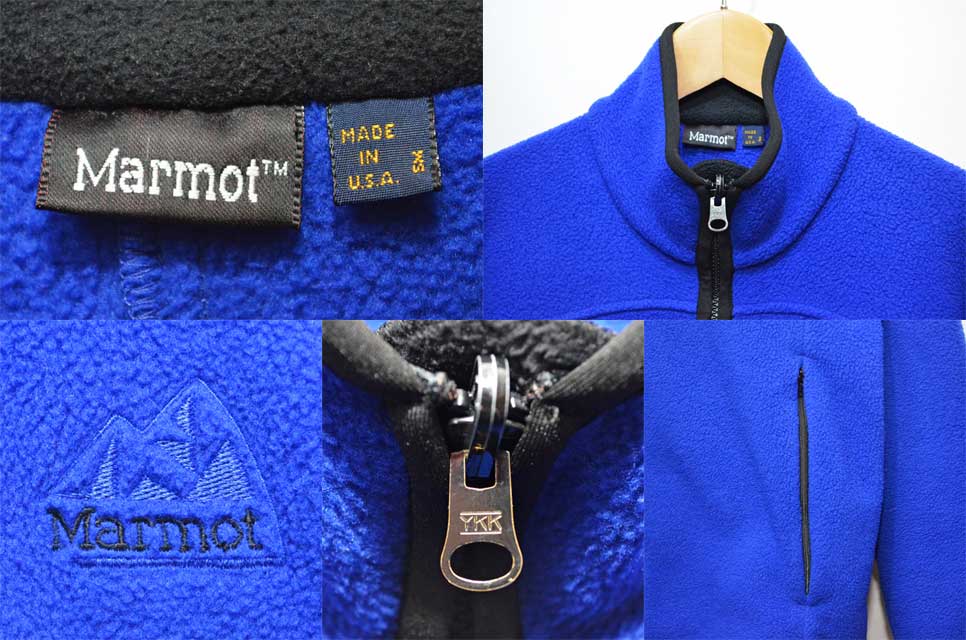 90's Marmot フリースジャケット - used&vintage box Hi-smile