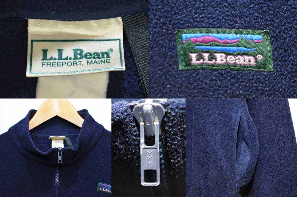 90's L.L.Bean フリースジャケット - used&vintage box Hi-smile