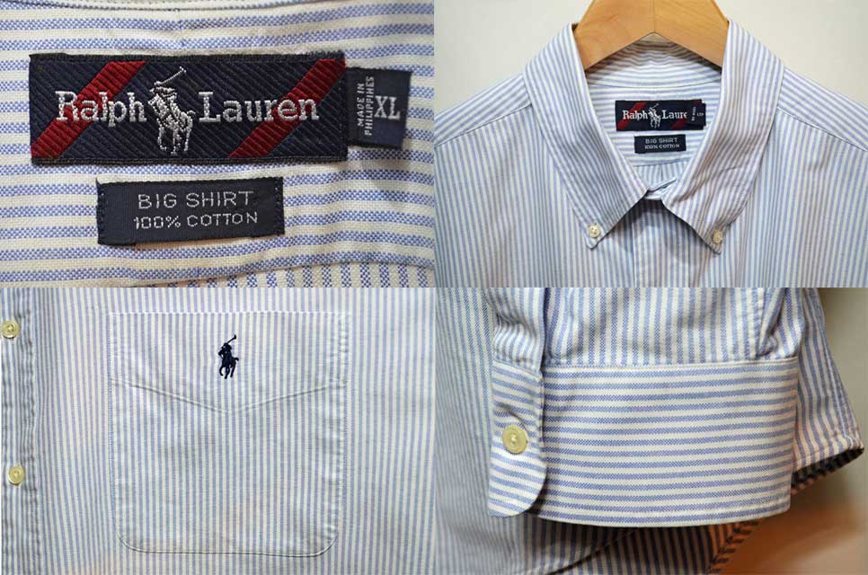 Polo Ralph Lauren ボタンダウンシャツ “BIG SHIRT” - used&vintage 