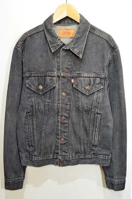 80's Levi's 70506-0259 ブラックデニムジャケット - used&vintage box Hi-smile