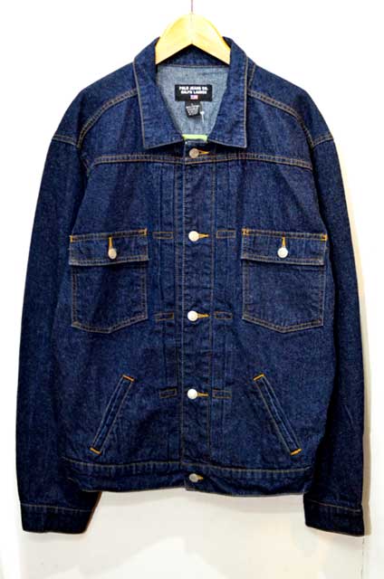 90年代 Lauren Jeans Co ローレンジーンズ デニムジャケット アメカジ ブルー (レディース M)   O2612