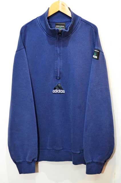 超希少 80~90s adidas EQUIPMENT ハーフジップ スウェット