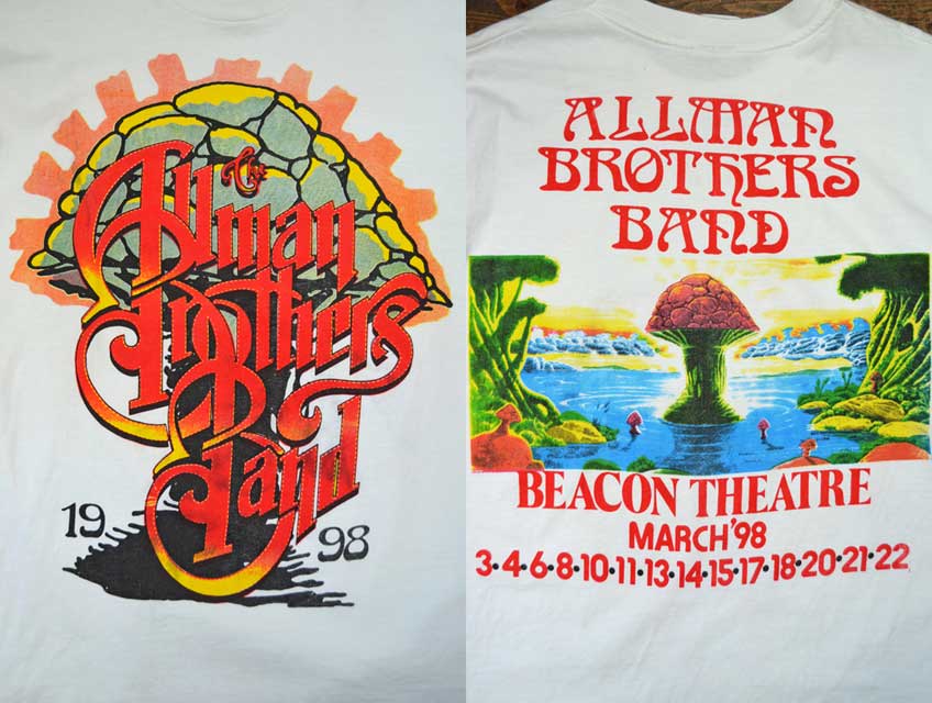 98's The Allman Brothers Band L/S ツアーTシャツ