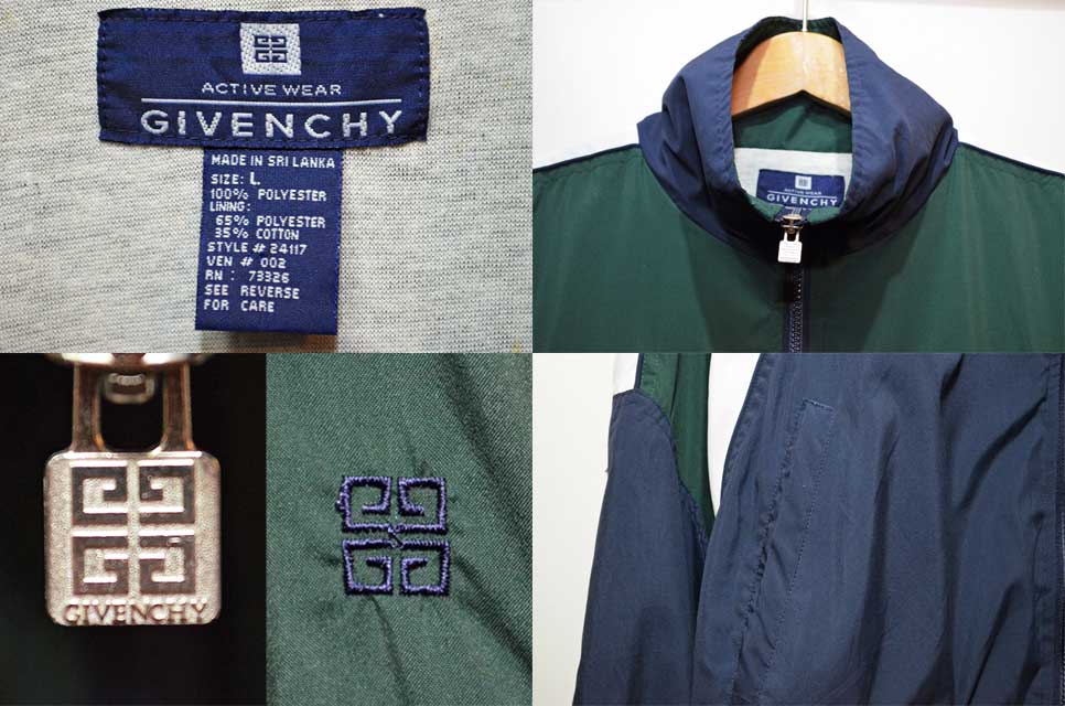 90's OLD GIVENCHY ナイロンジャケット - used&vintage box Hi-smile